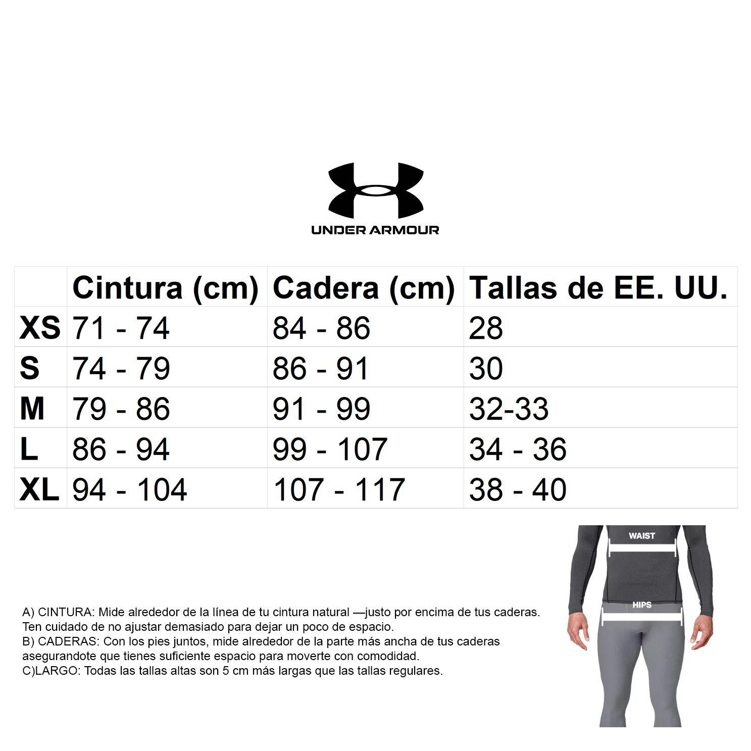 Pantalón Primera Capa Legging HeatGear® Hombre Negro Under Armour-4