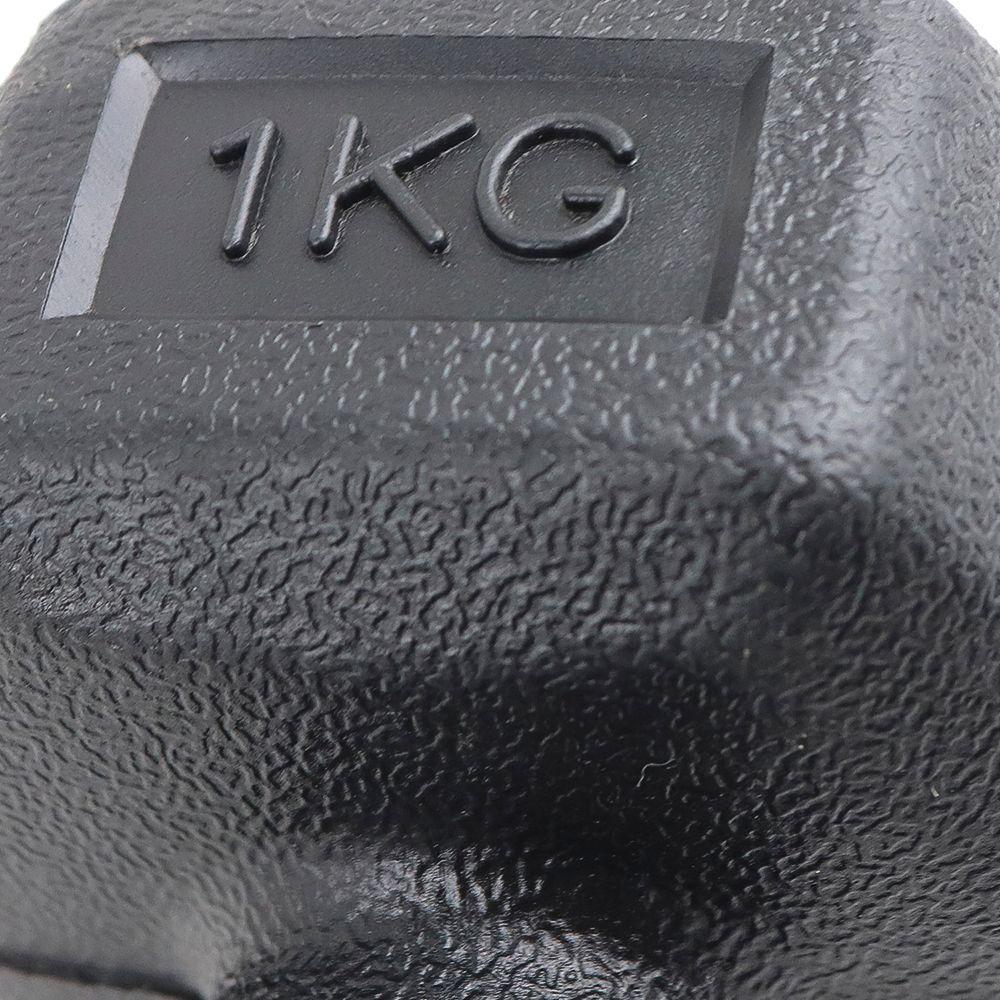 Mancuerna Hexagonal Cemento 1 Kg Negro Jks-3