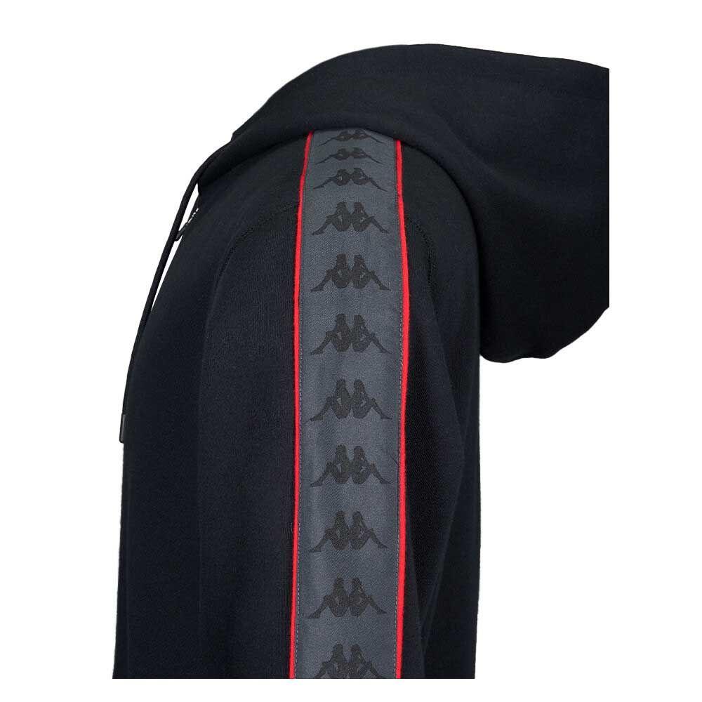 Polerón Hombre Kappa Negro Deportivo-2