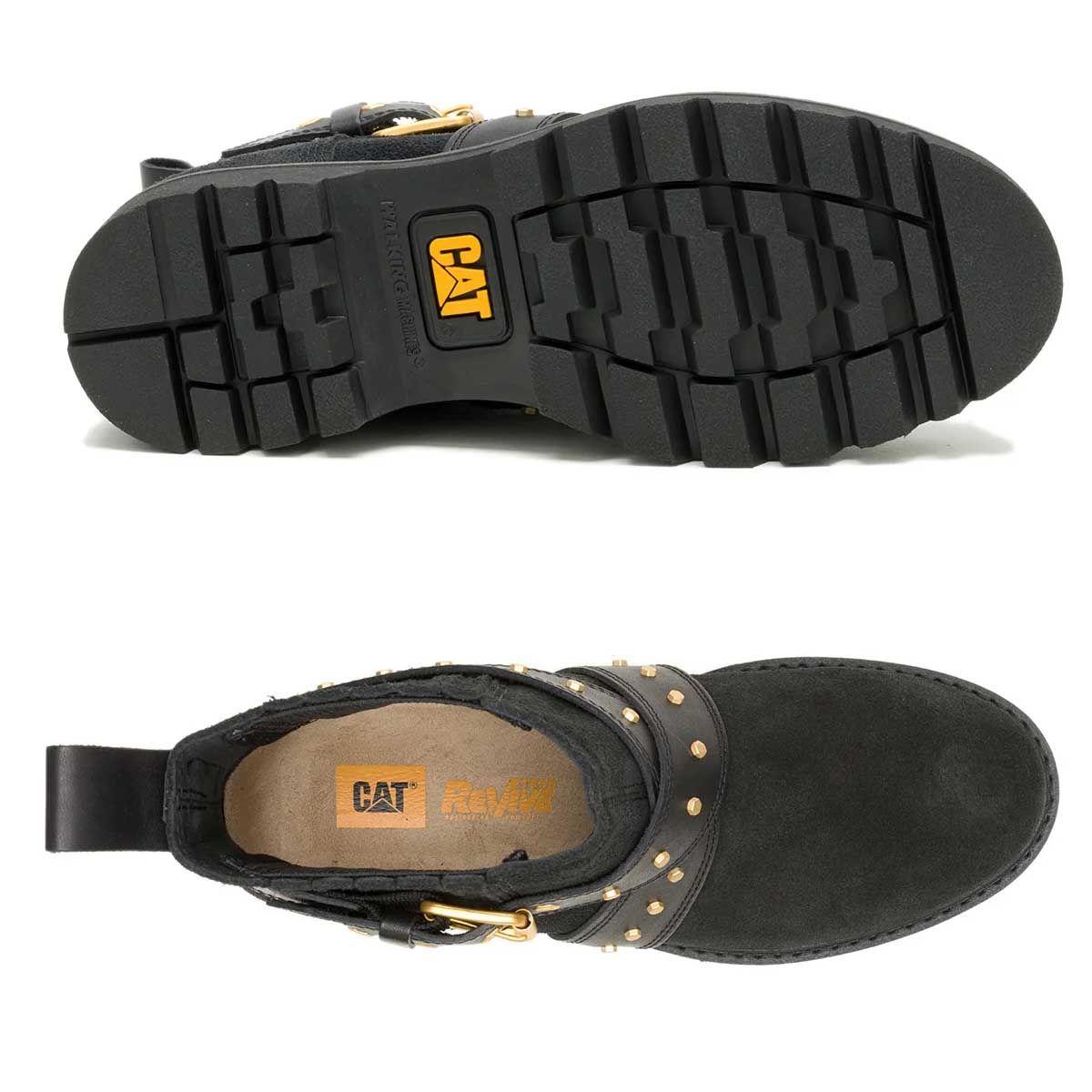 Botin Mujer Grader Embellish Chelsea Negro Cat-5