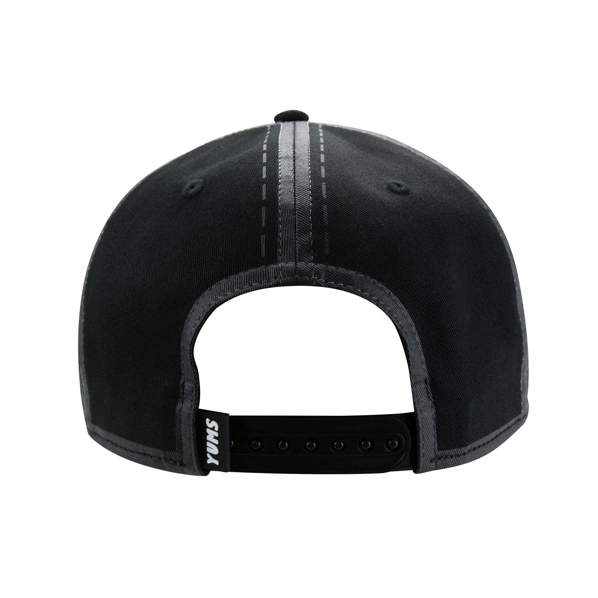 Jockey Snapback Visera Curva Captoons Black Yums-2