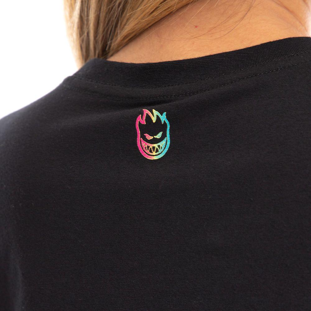 Polera Manga Corta Mujer Trippy Swirl Negro Spitfire-3