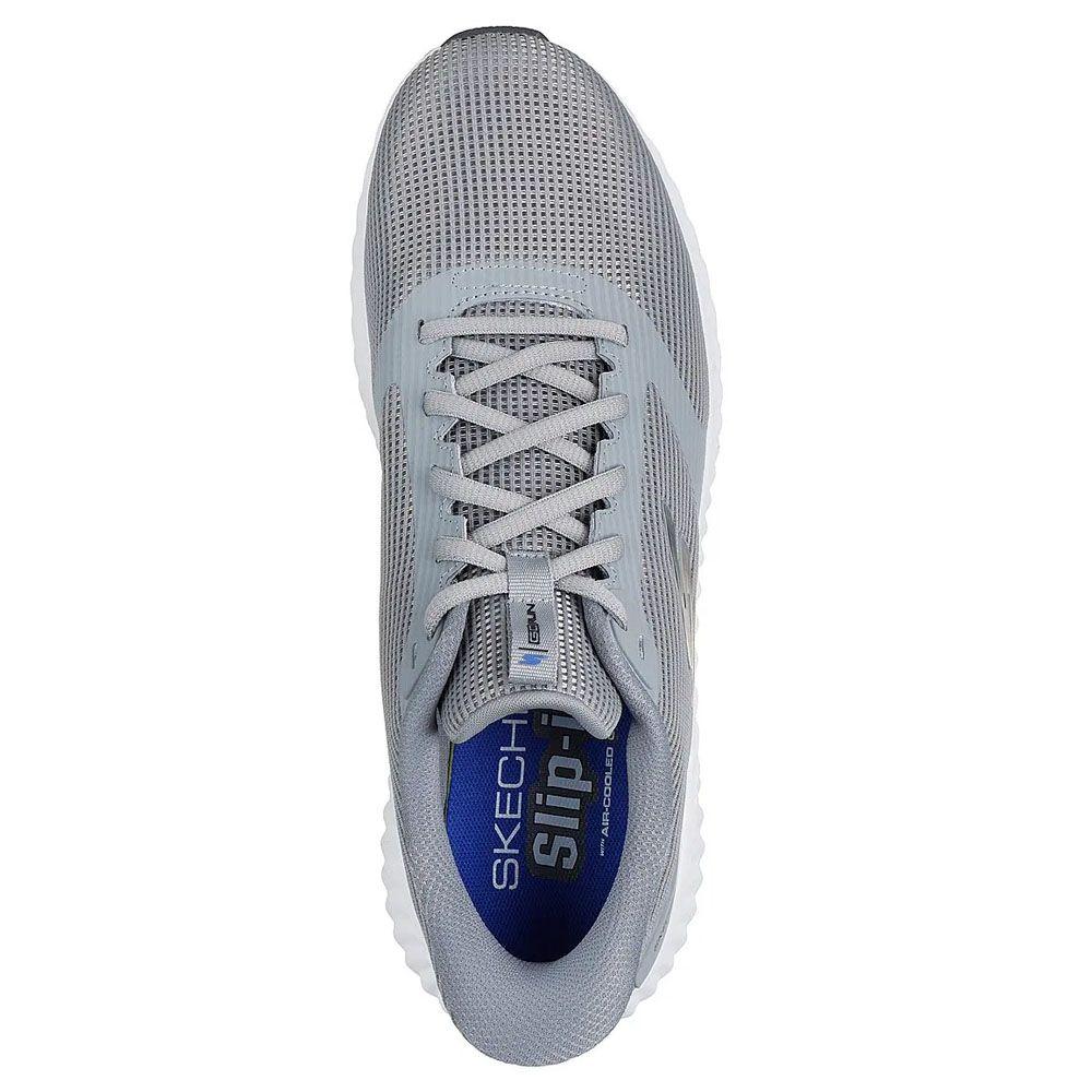 Zapatillas Urbanas Hombre Skechers Go Run Now Stover Gris-3