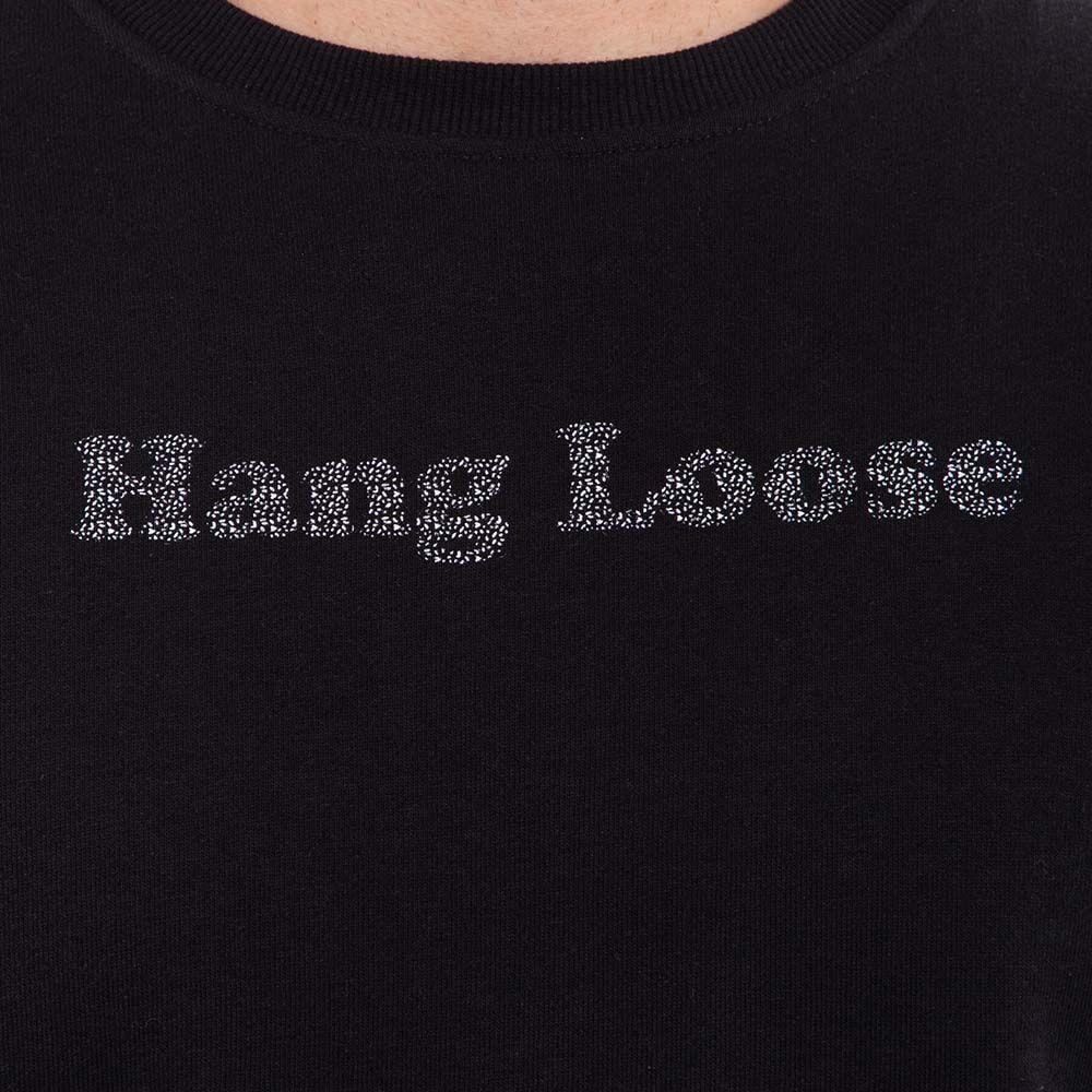 Poleron Hombre Crew Neck Salty Negro Hang Loose-2