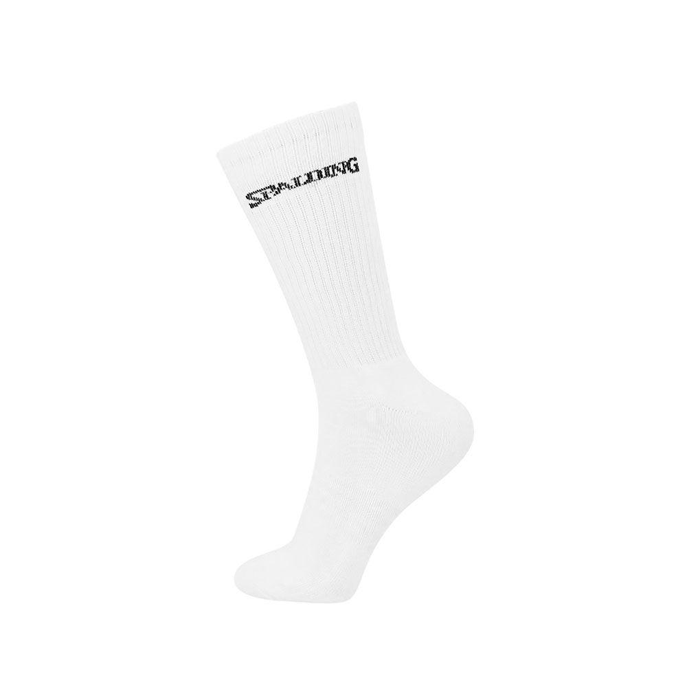 Tripack Calcetines Largos Blancos Spalding 35-39-2