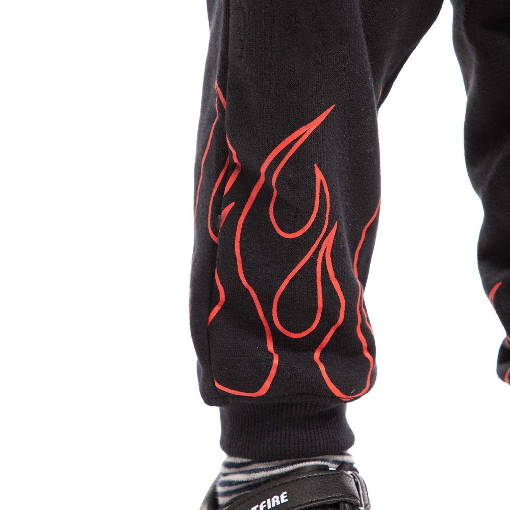 Jogger Niño Long Fit Fire Negro Spitfire-3