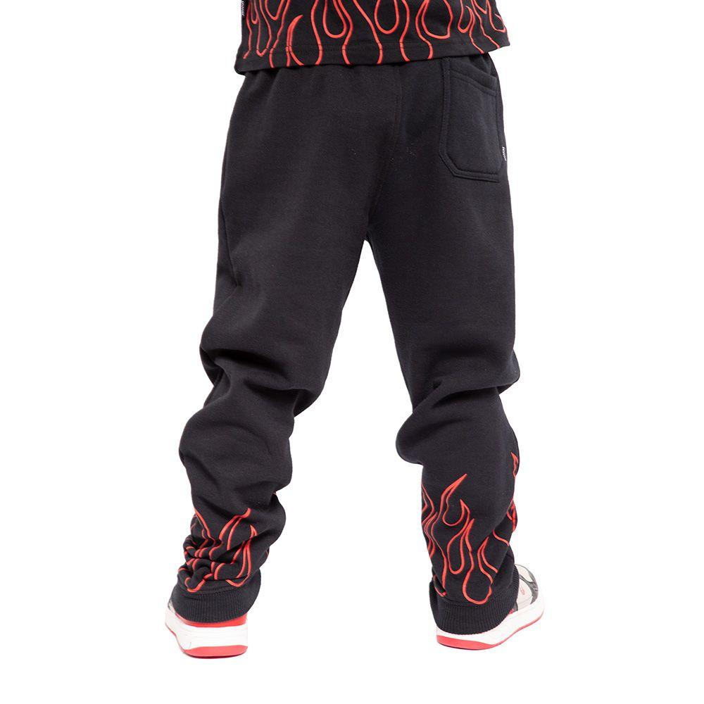 Jogger Niño Long Fit Fire Negro Spitfire-4
