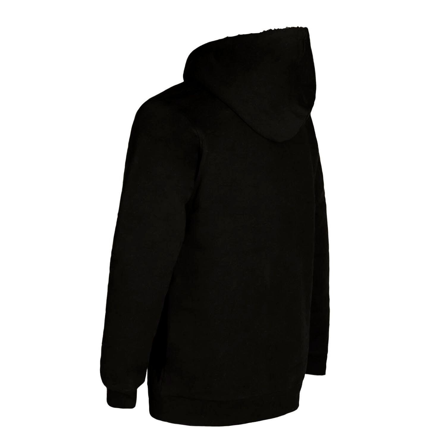 Polerón Hombre Nixon Zipper Black Logo Back Rainbow-3