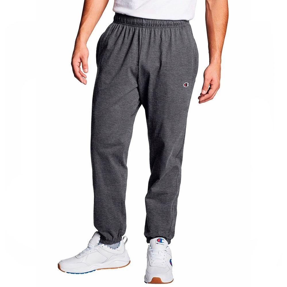 Jogger Hombre Algodón Gris Oxford Champion-0