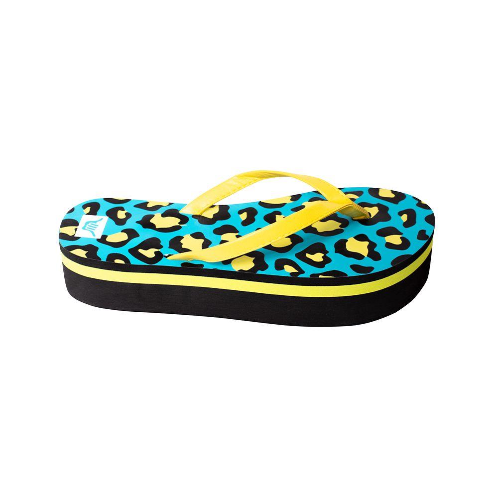 Sandalias Hawaianas Mujer con Plataforma Azul Hang Loose-0