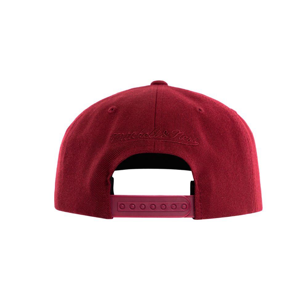 Gorro Angeles Lakers Leather Burdeo Mitchell And Ness-2