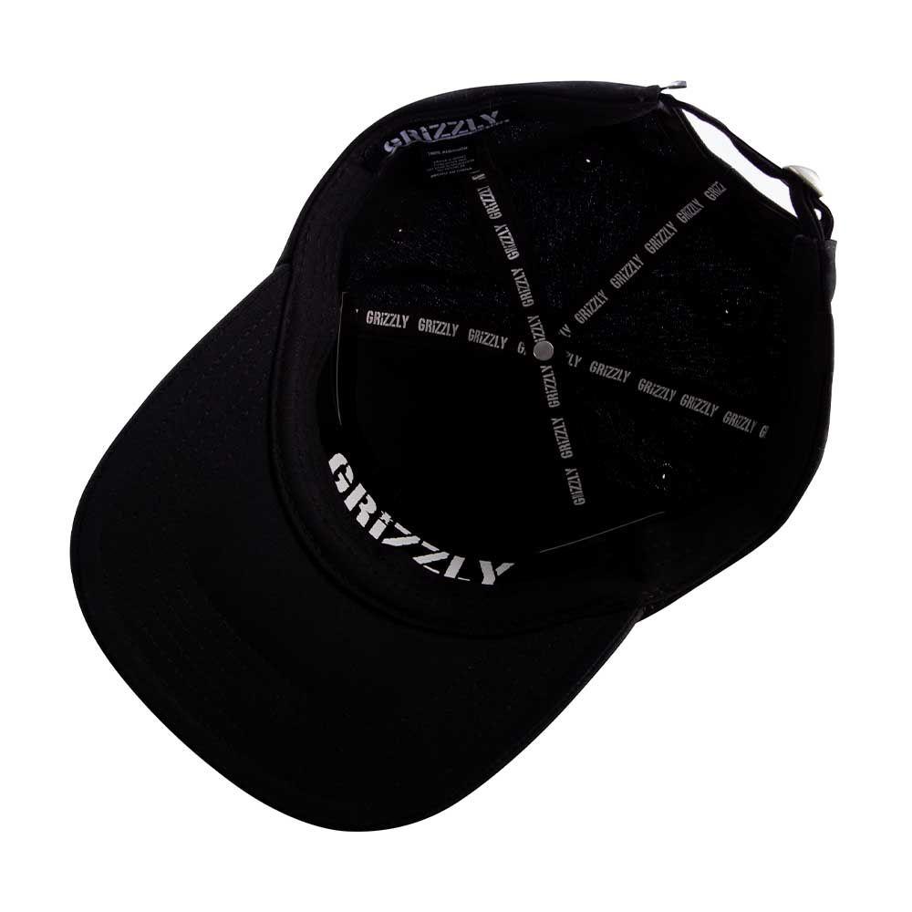 Gorro Dad Hat Curve OG Bear Mini Black Grizzly-4