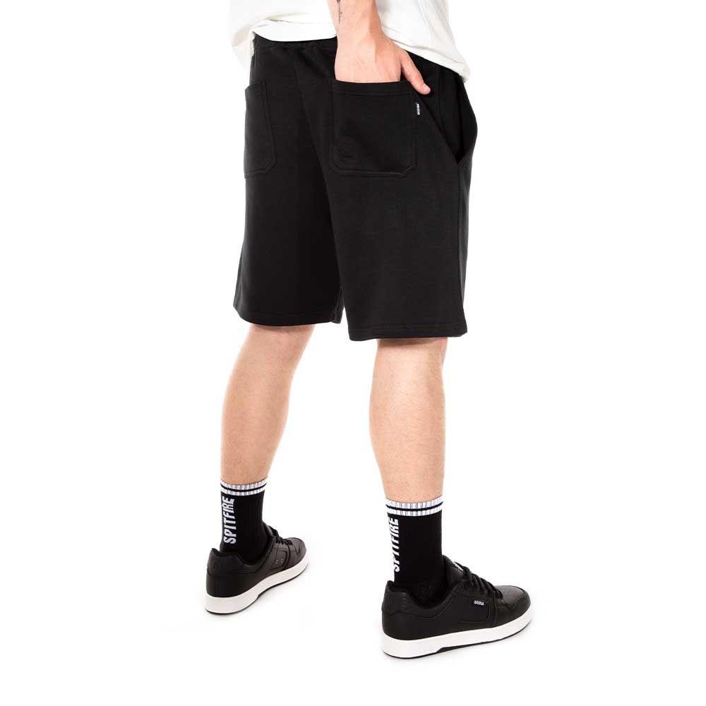 Short Buzo Hombre Wheels Negro Spitfire-1