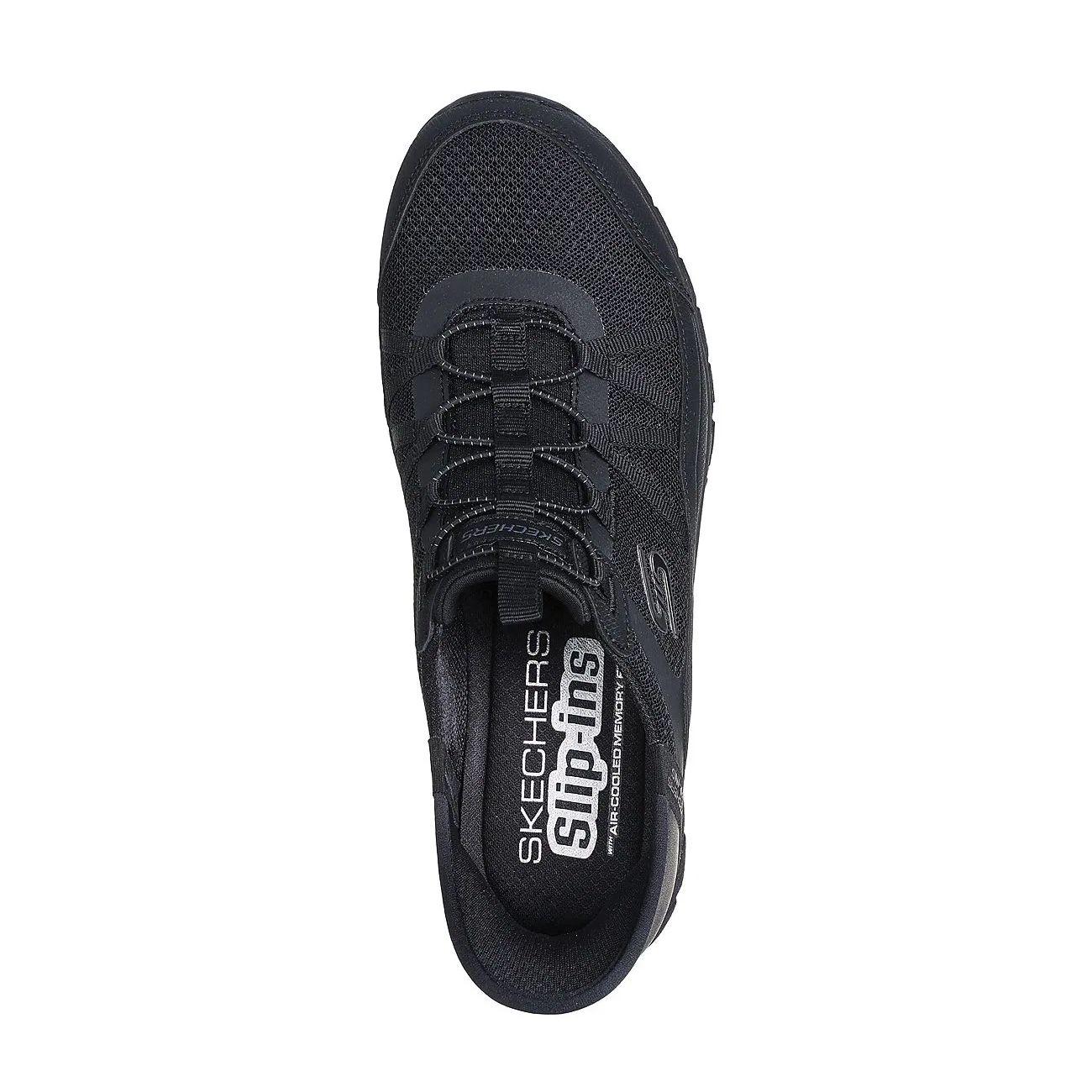 Zapatillas Mujer Skechers Leisurely Slips-In Negro104289-BBK-3
