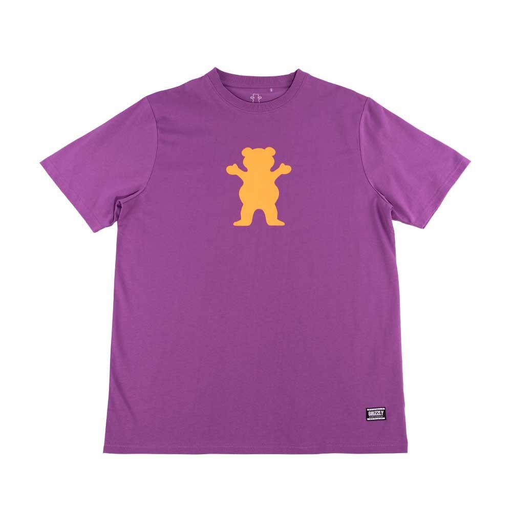Polera Hombre Grizzly Griptape OG Bear Morado-0