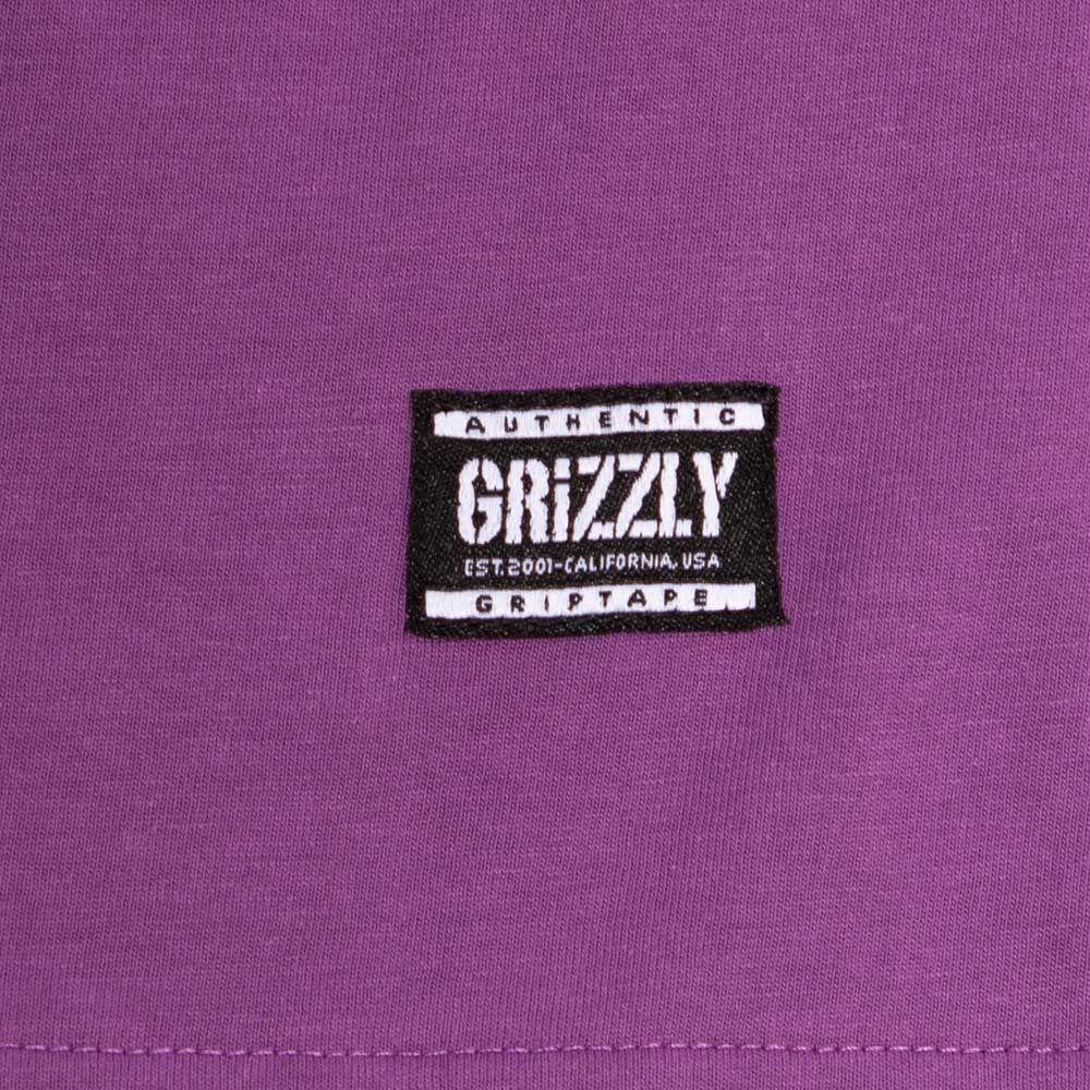 Polera Hombre Grizzly Griptape OG Bear Morado-2