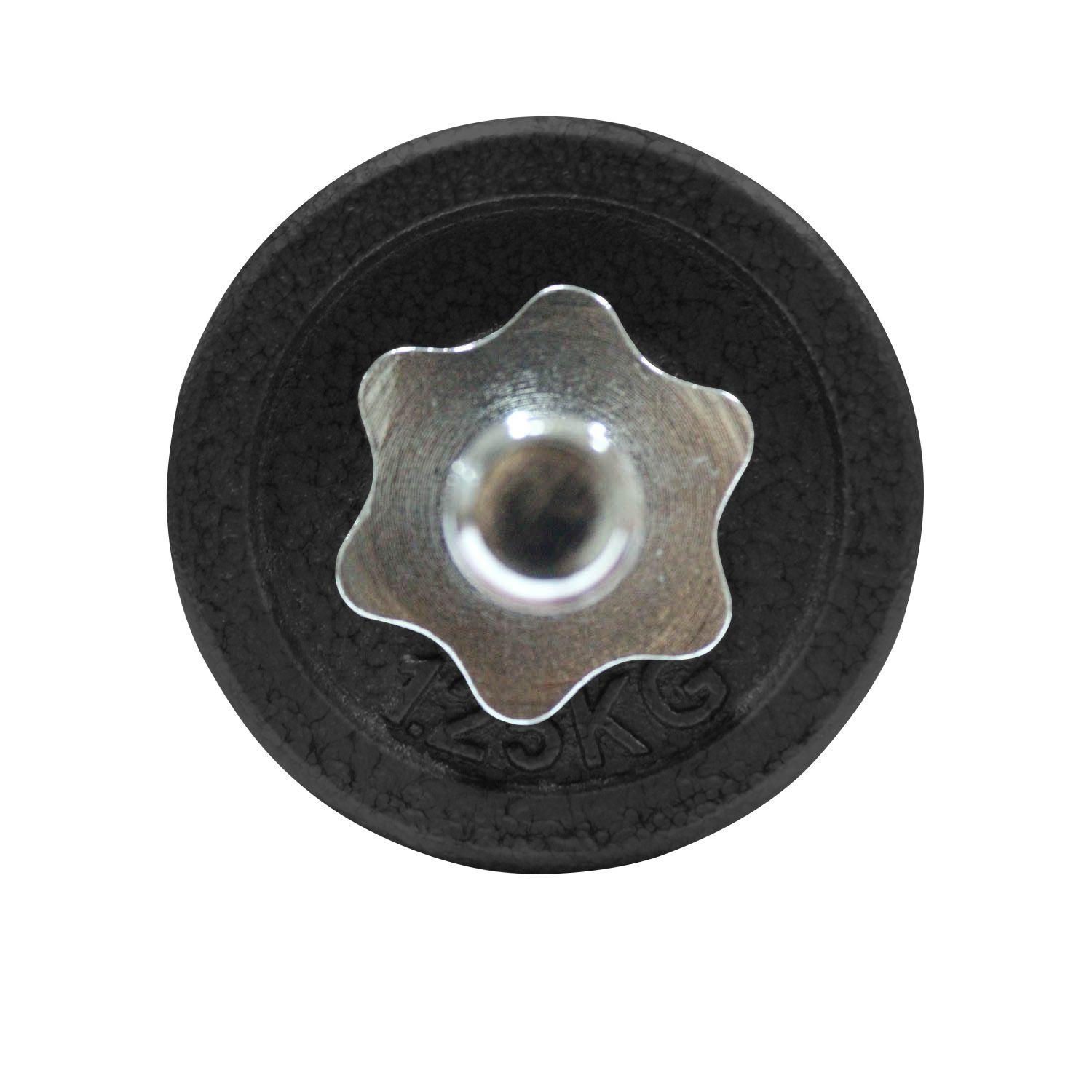 Disco Acero 1.25 Kg Negro Jks-3