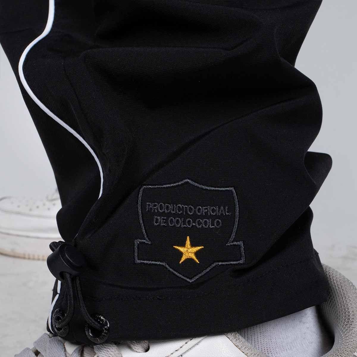 Pantalon Colo Colo Urbano Negro y Blanco i26-4