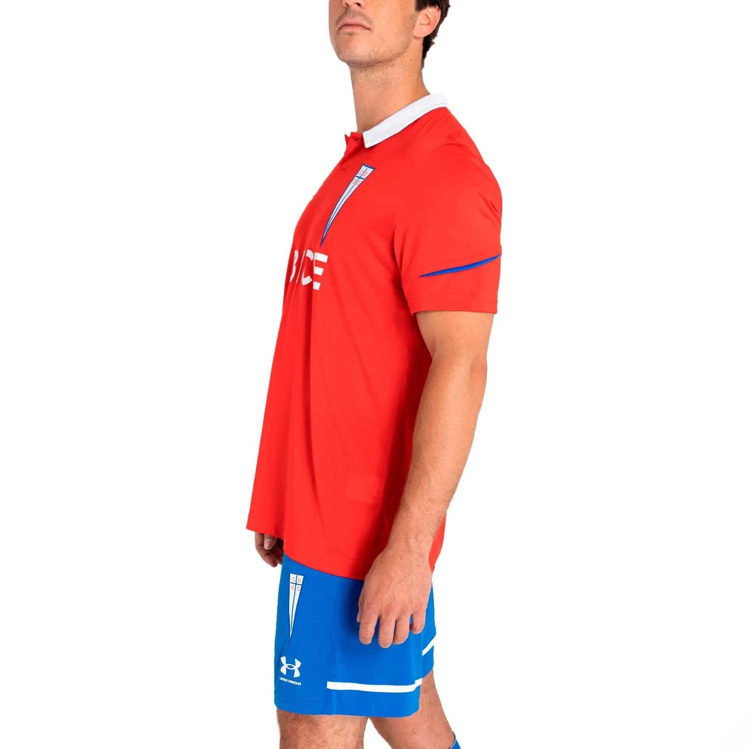 Camiseta Réplica UC Hombre visita Rojo 23 Under Armour-1