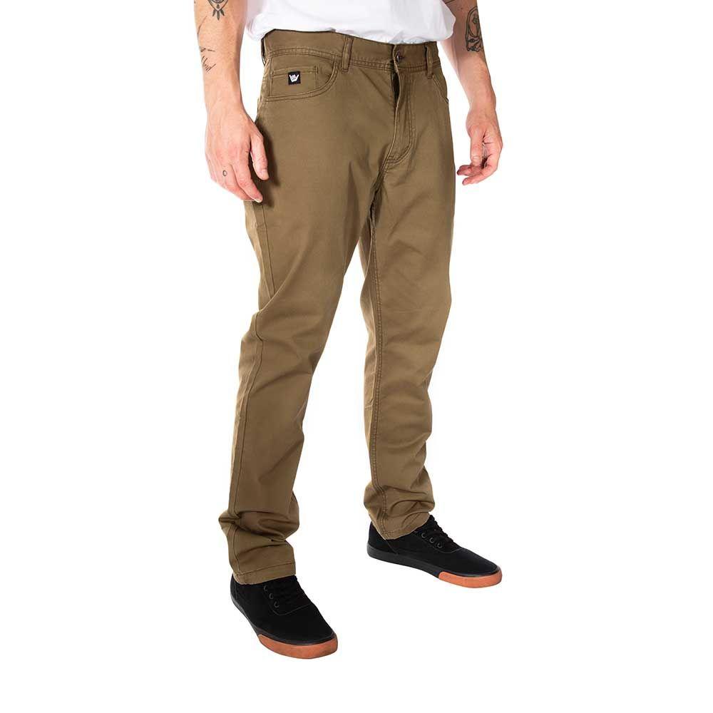 Pantalon Washed Hombre Olivo Hang Loose-2
