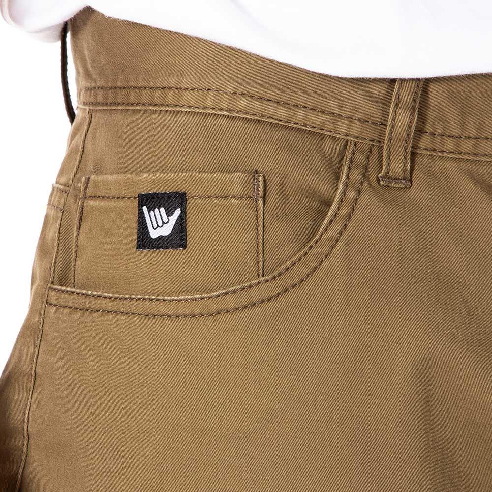 Pantalon Washed Hombre Olivo Hang Loose-5