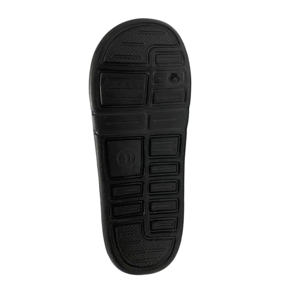 Sandalia Hombre Slip On Strips Negro-4