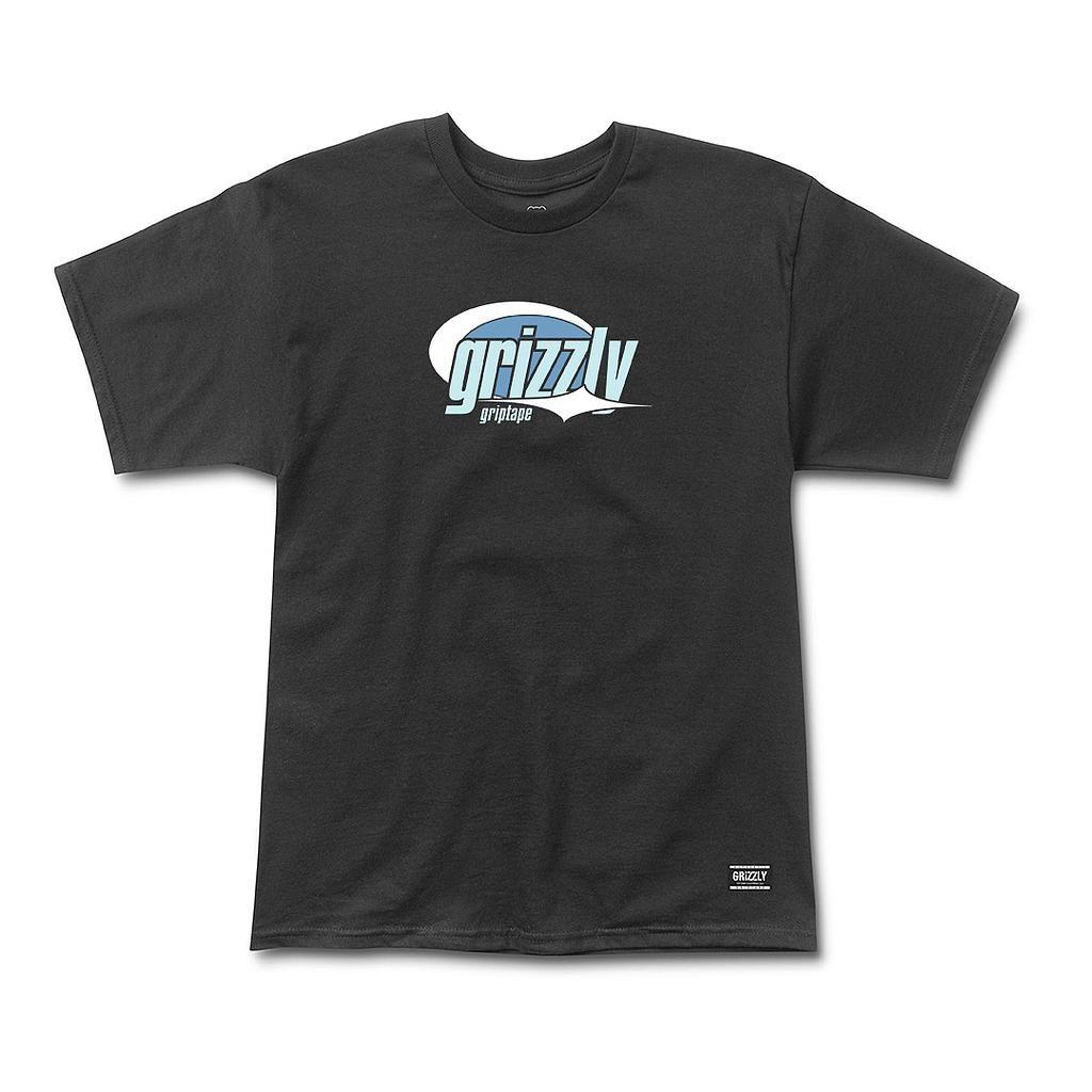 Polera Hombre Grizzly Griptape Glacier Negro-0