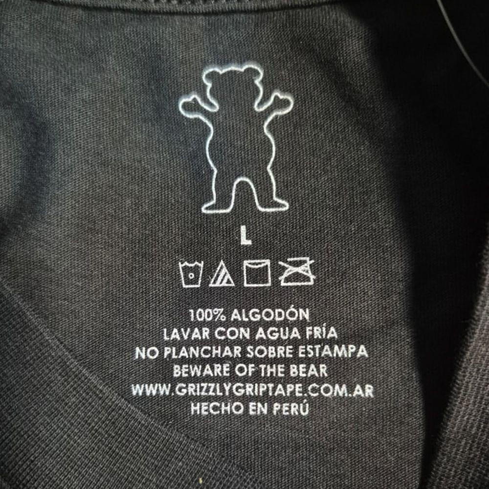 Polera Hombre Grizzly Griptape Glacier Negro-3