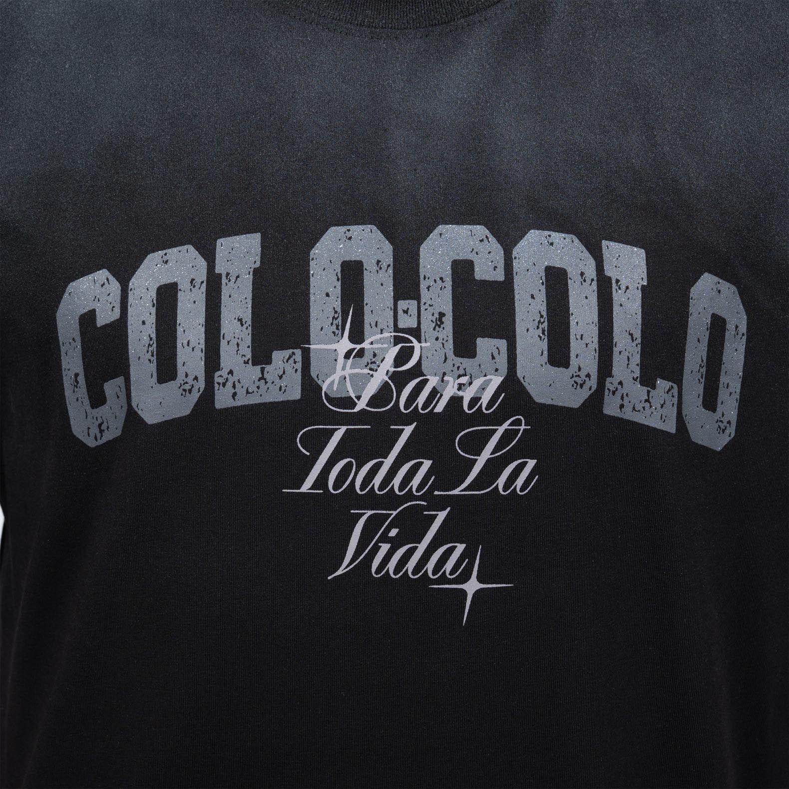 Polera Hombre Colo Colo Oversize "Para Toda la Vida" Negro-2