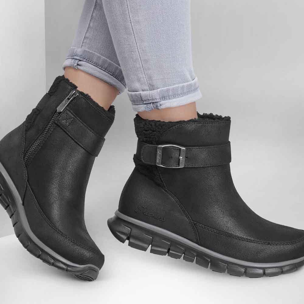 Botas Mujer Skechers Synergy - Diva Lane Negro 167940-BLK-4