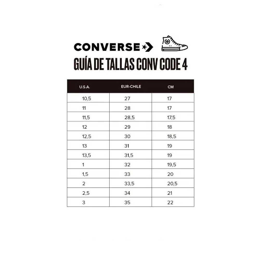 Zapatillas Convers Chuck Taylor Infantil All Star Eva Lift A08744C-5