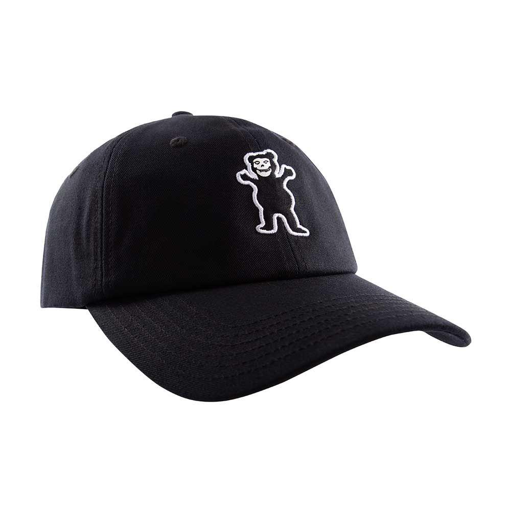 Gorro Dad Hat Curve Static Black Grizzly-2