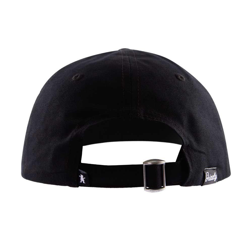 Gorro Dad Hat Curve Static Black Grizzly-5