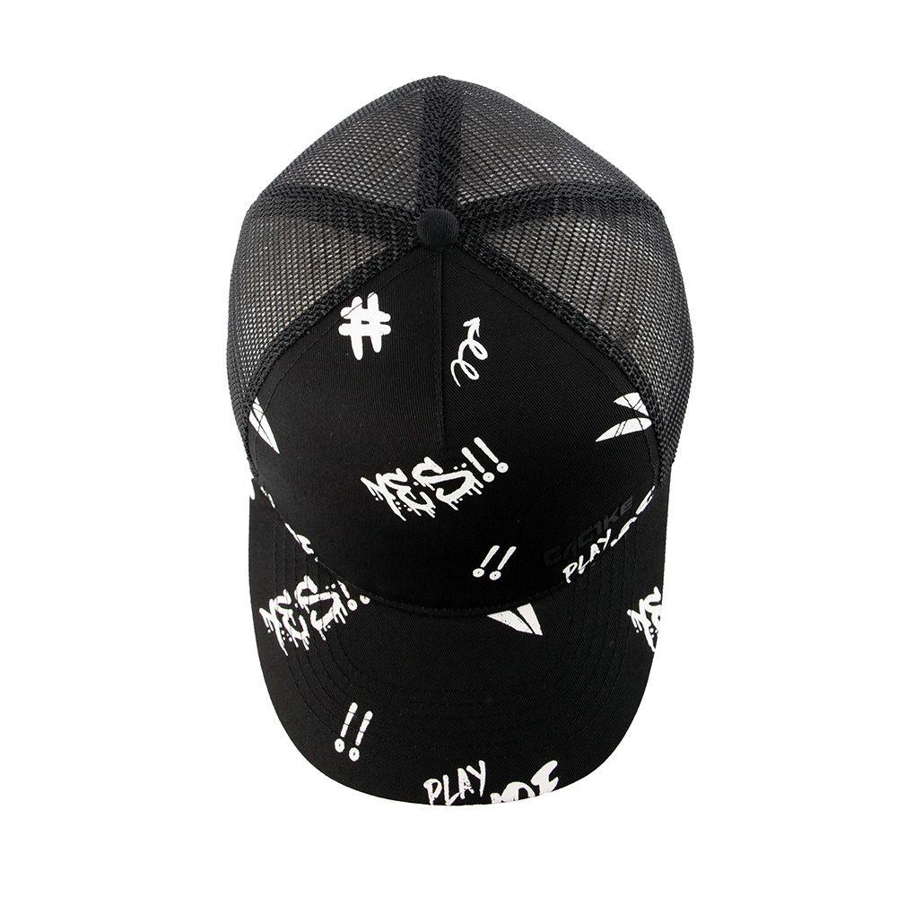 Jockey Snapback Cac1ke Malla Negro-3