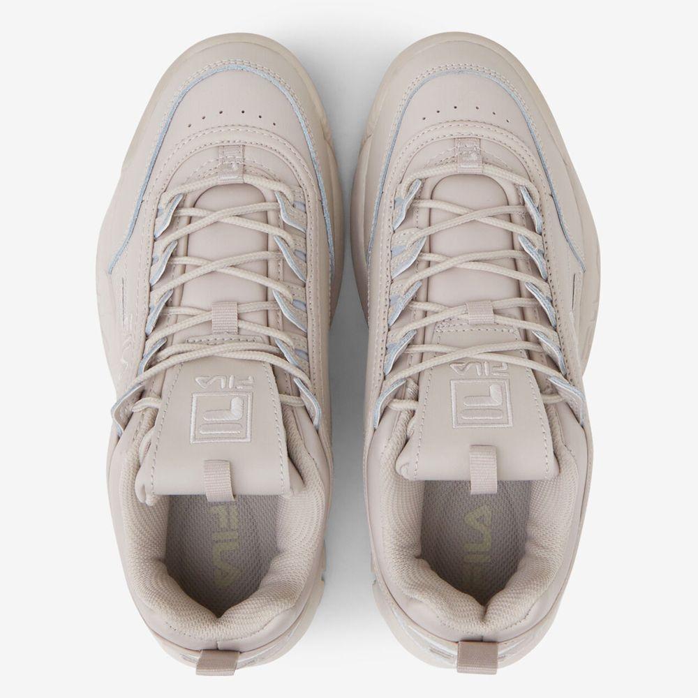 Zapatillas De Mujer Fila Disruptor II Premium Beige-3