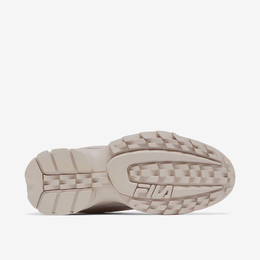 Zapatillas De Mujer Fila Disruptor II Premium Beige-5