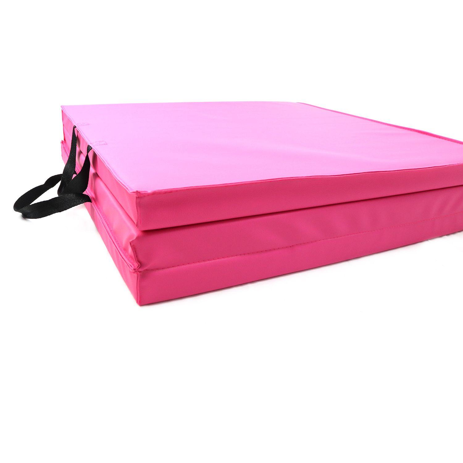 Mat Tri Fold Yoga Rosado Jks-2