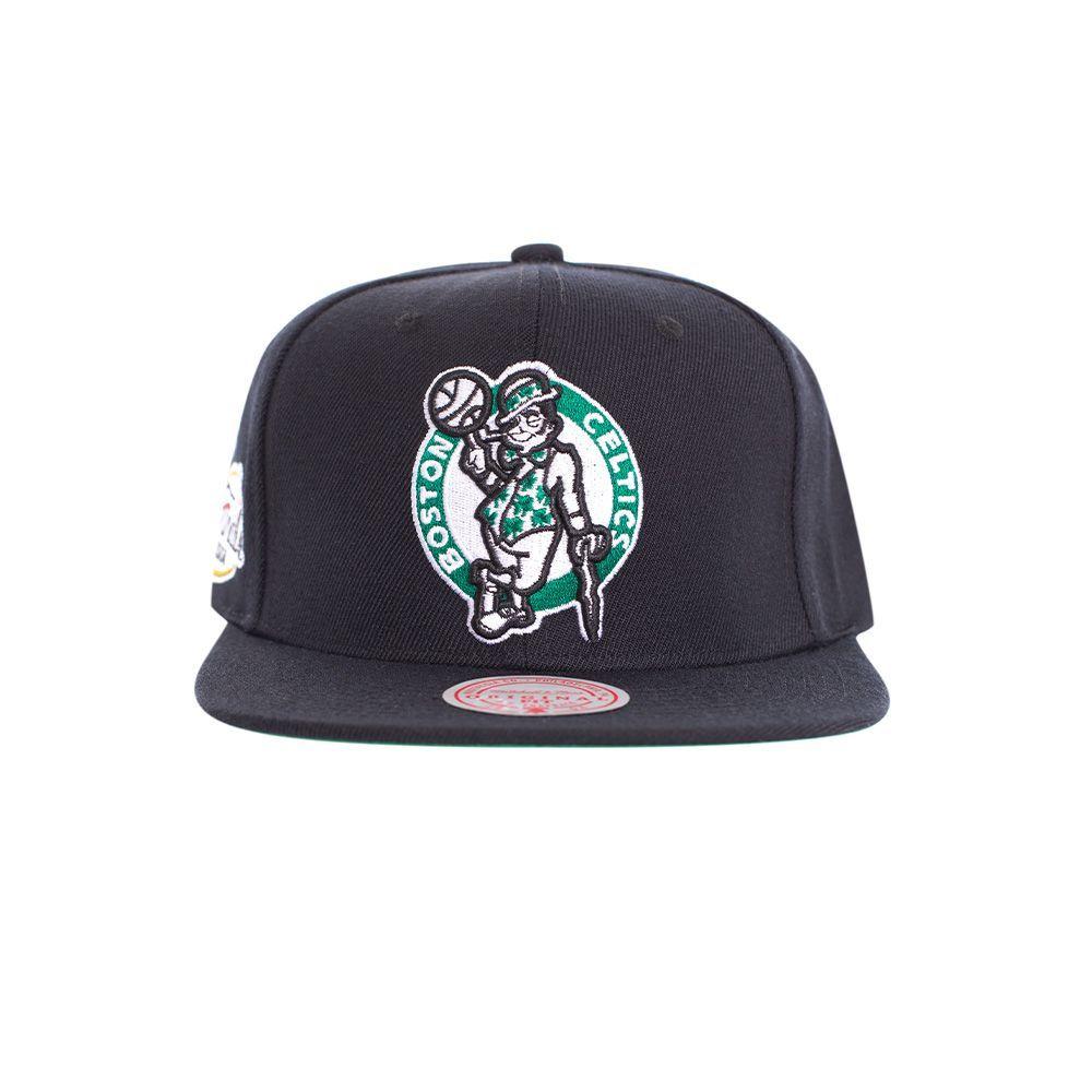 Gorro Boston Celtics Visera Plana Finales 2008 Negro Mitchell and Ness-0