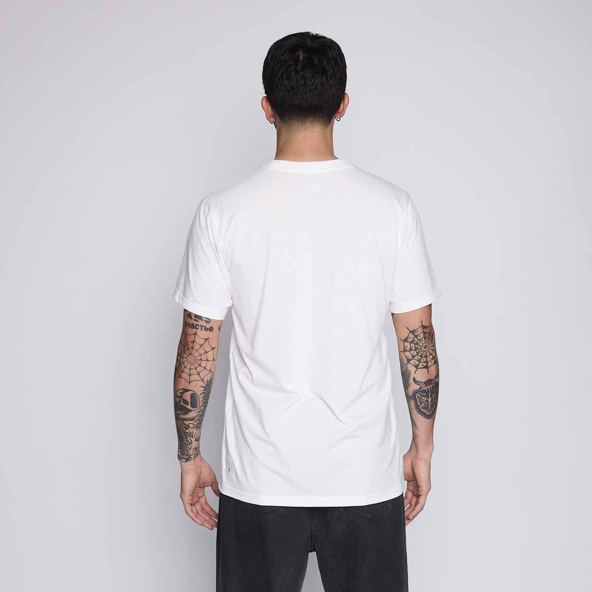 Polera Colo Colo Urbano Hombre Blanco Escudo-1