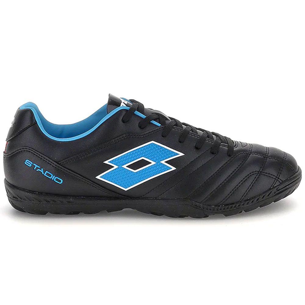 Zapatilla de Baby Futbol Hombre Lotto Stadio 705 TF Negro Azul-0