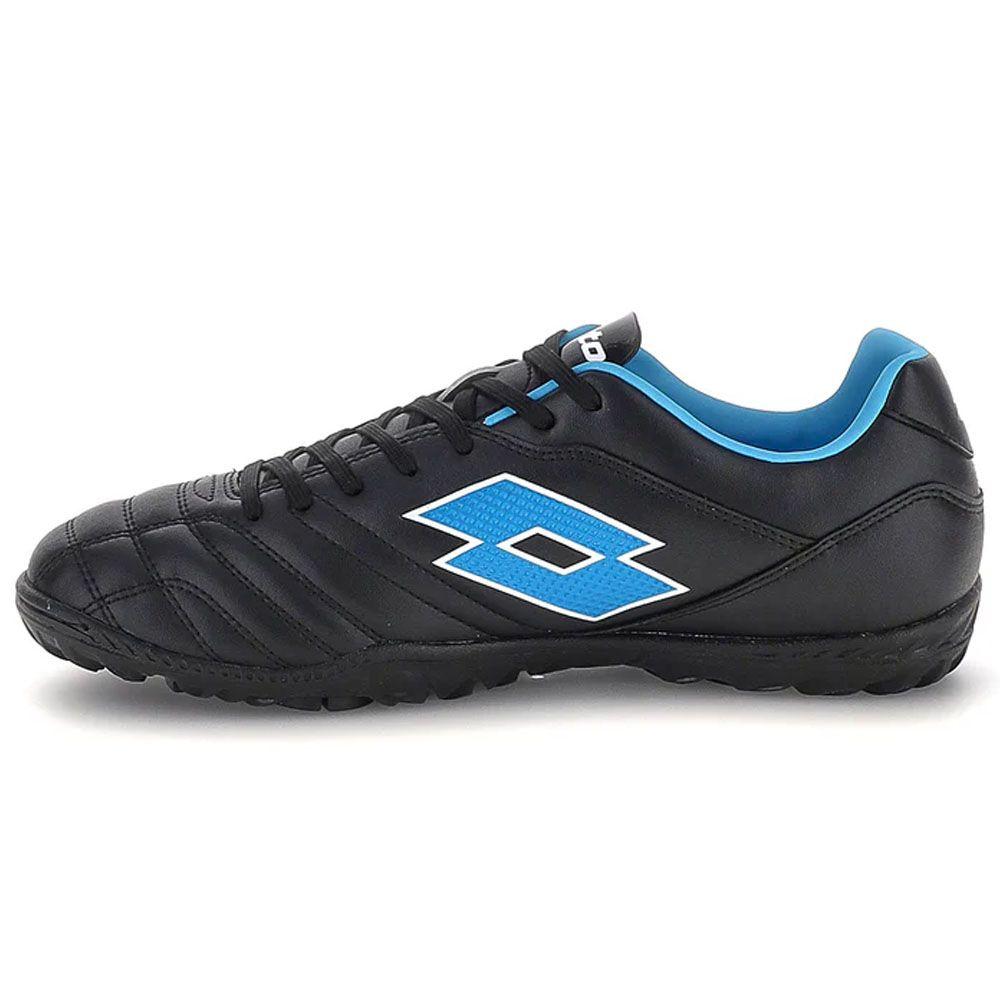 Zapatilla de Baby Futbol Hombre Lotto Stadio 705 TF Negro Azul-1