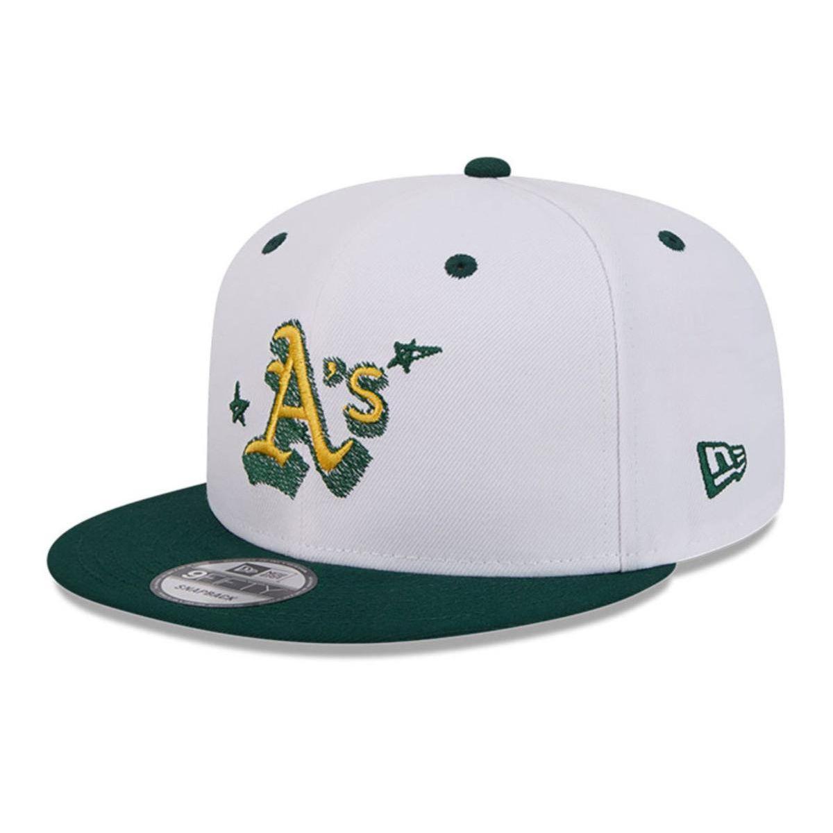 Jockey New Era Official Doodles MLB Oakland Athletics White-2