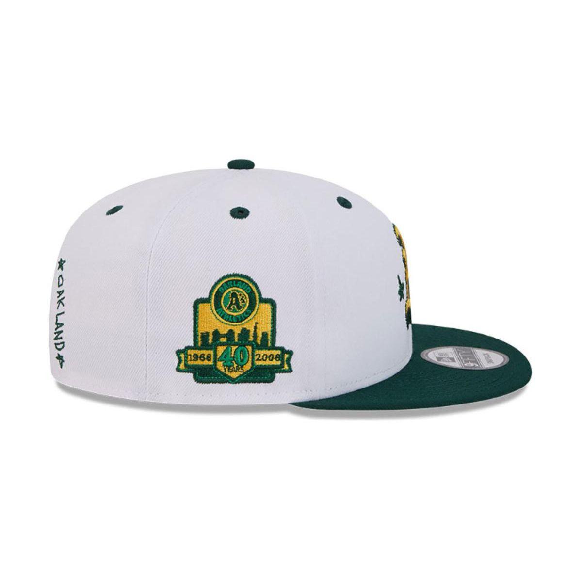 Jockey New Era Official Doodles MLB Oakland Athletics White-3