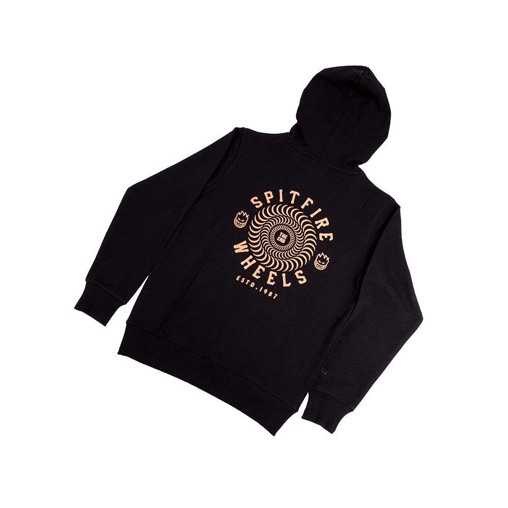 Polerón Hoodie Big Head Juvenil Negro Spitfire-1