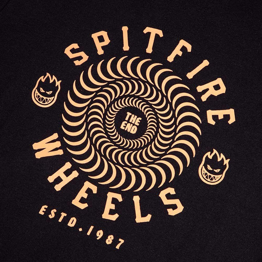Polerón Hoodie Big Head Juvenil Negro Spitfire-3