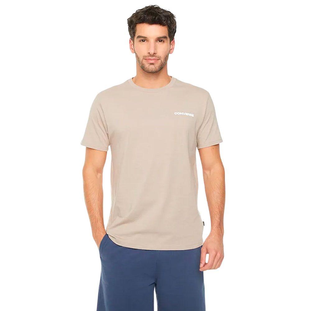 Polera Hombre Chest Converse Beige-0