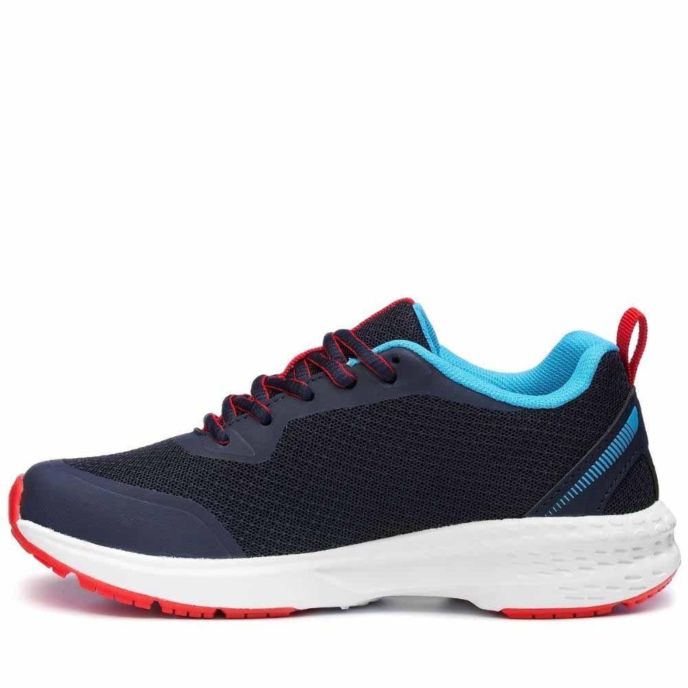 Zapatilla Urbana Niño Kappa Glinch Logo Azul Rojo Turquesa-2