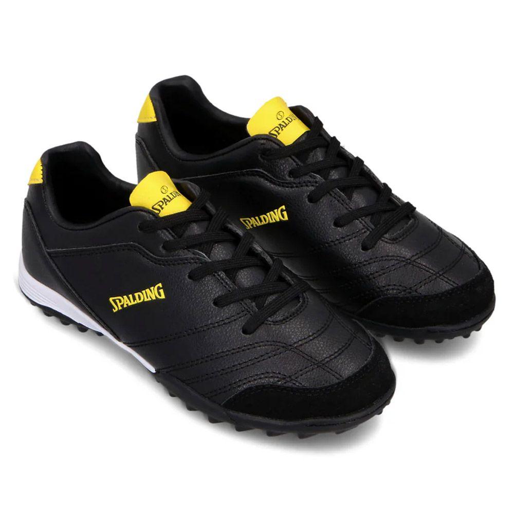 Zapatilla Baby Futbol Tf Junior Goal Amarillo Neon Negro-4