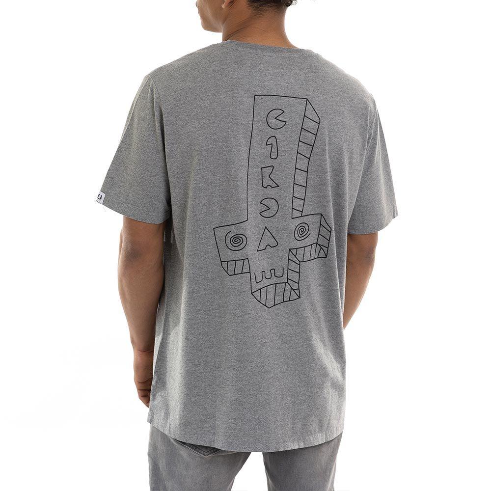 Polera C1RCA Tricks Tee Gris Oversize Algodón-3