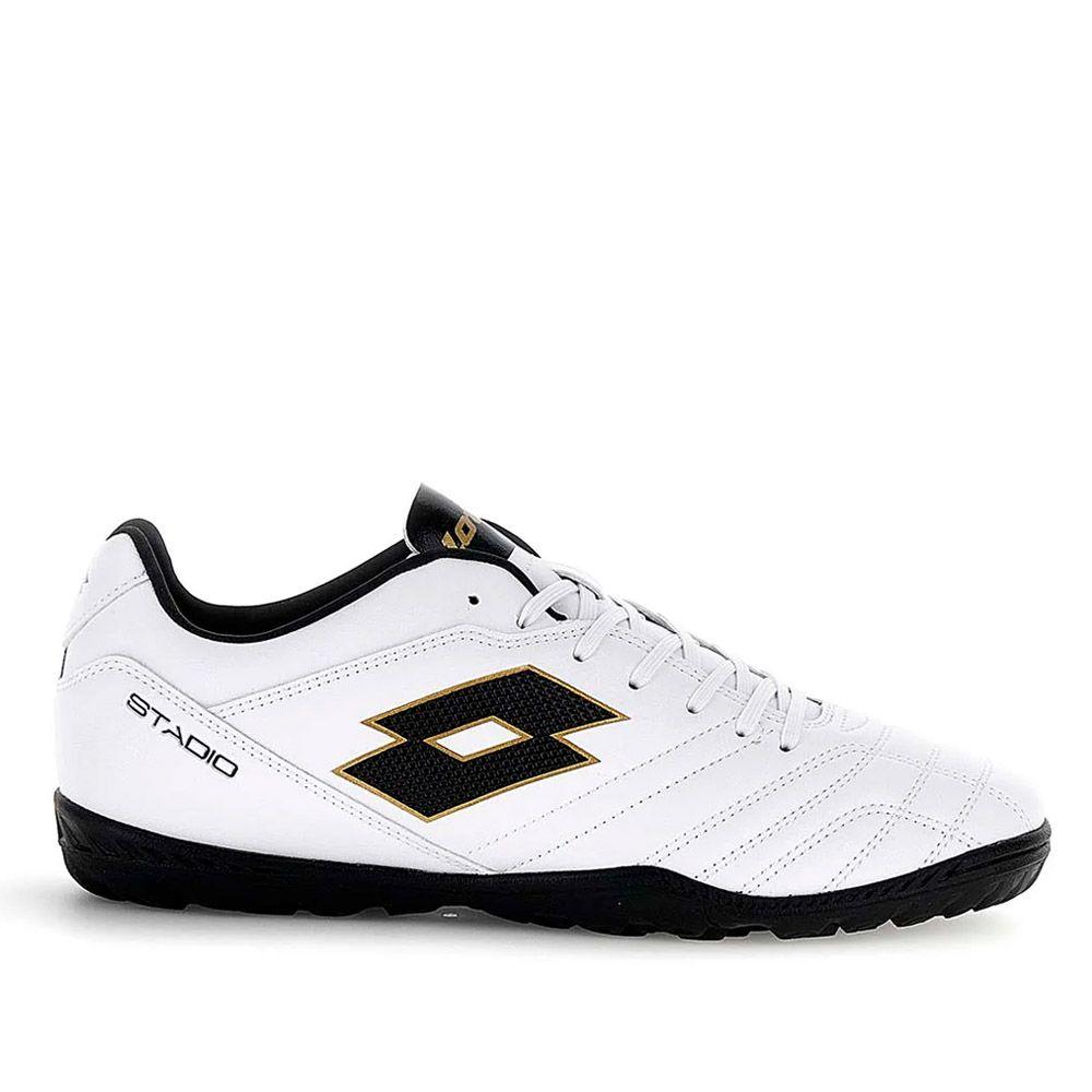 Zapato de Baby Futbol Hombre Lotto - Stadio 705 TF Blanco Negro-0